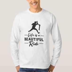 T-shirt La Vie Du Pilote De Scooter Est Un Beau Ride Retro