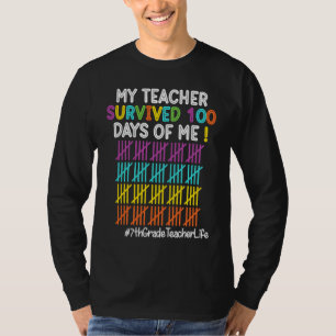 T-shirt La vie d'un professeur de 7e année Mon professeur 