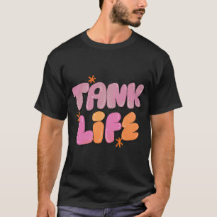 T-shirt La vie en aquarium (Violet)