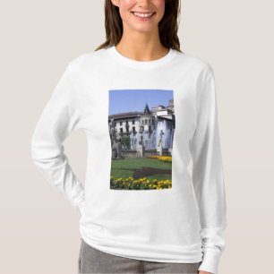 T-shirt La vie en Espagne la belle Plaza Cataluna avec