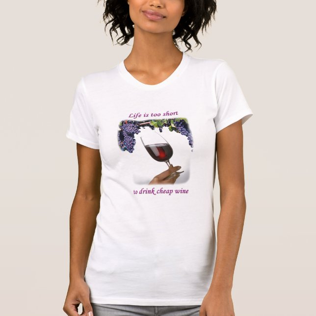 T-shirt La vie est #1 trop court (Devant)