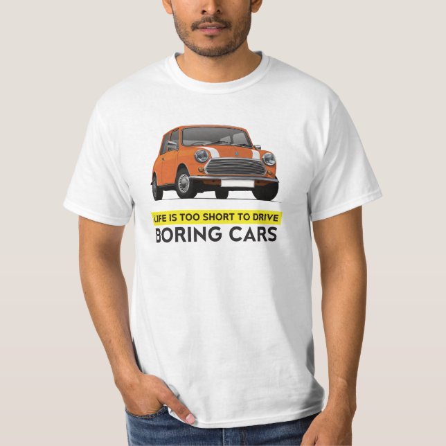 T-shirt La vie est - Austin mini - personnalisable trop (Devant)