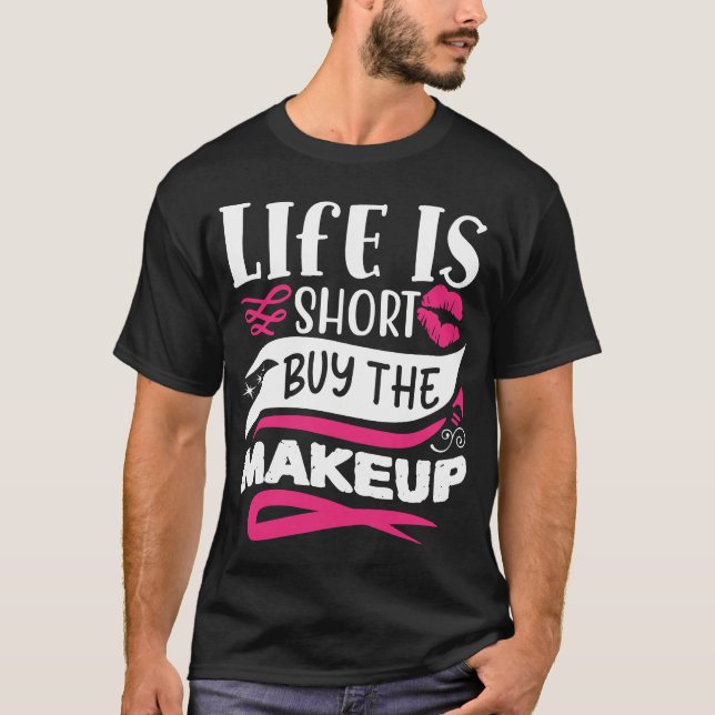 T-shirt La Vie Est Courte Acheter La Citation Amusante De  (Devant)