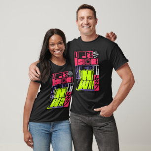 T-shirt "La vie est courte - étirez-la quand même" Yoga