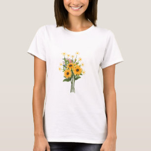 T-shirt La vie est florale pour les femmes