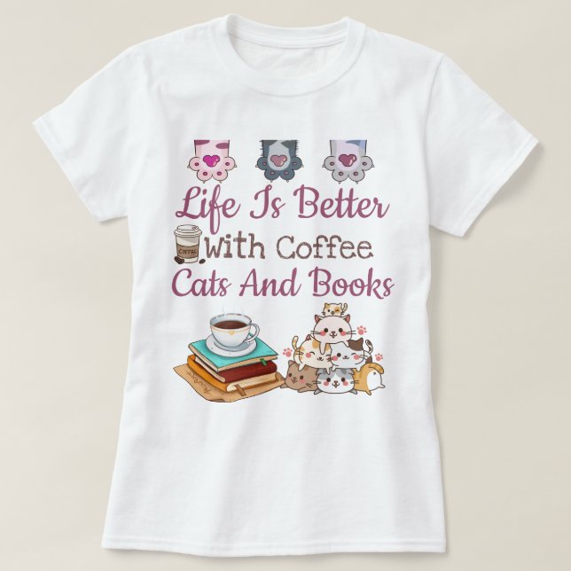 T-shirt La vie est meilleure (Design devant)