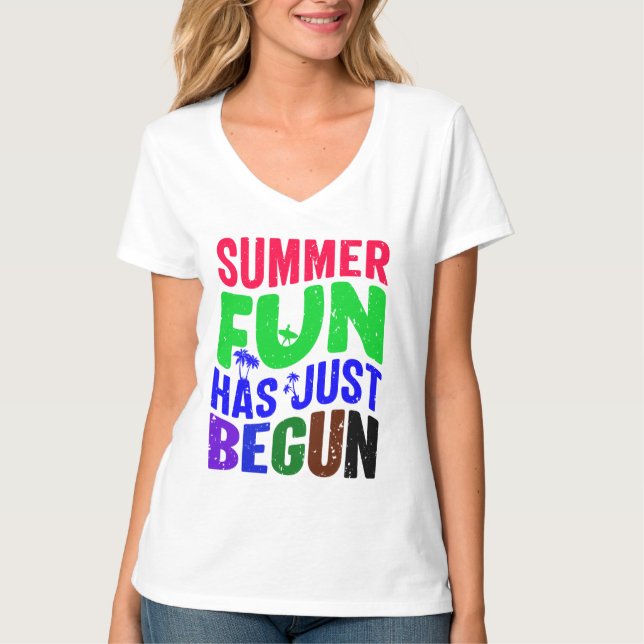 T-shirt La vie est meilleure à la plage (Devant)