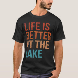 T-shirt La Vie Est Meilleure Au Lac Lanier Pêche Cadeau De