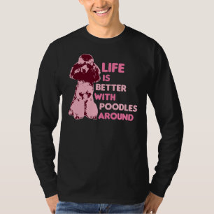 T-shirt la vie est meilleure avec les canicules autour