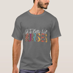T-shirt La Vie Est Meilleure Avec Les Chevaux Cheval Équit