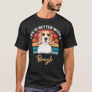T-shirt La vie est meilleure avec un cadeau Amoureux des c