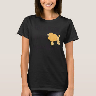 T-shirt La Vie Est Meilleure Avec Un Caniche