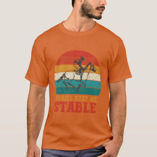 T-shirt La Vie Est Meilleure Avec Un Cheval Équitation Équ