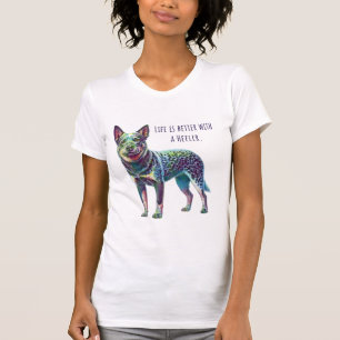 T-shirt La vie est meilleure avec un Heeler