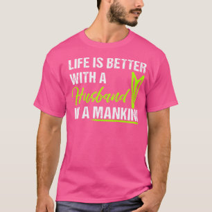 T-shirt La Vie Est Meilleure Avec Un Mari Dans Un Mankini 