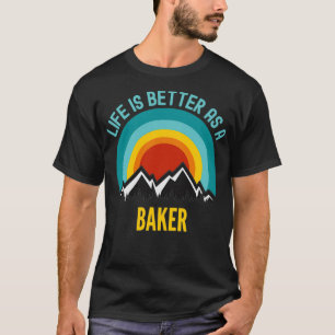 T-shirt La vie est meilleure comme un boulet