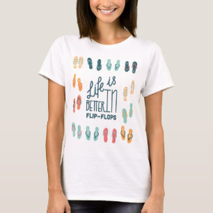 T-shirt La vie est meilleure dans la chemise d'amusement