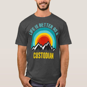 T-shirt La vie est meilleure en tant que gardien