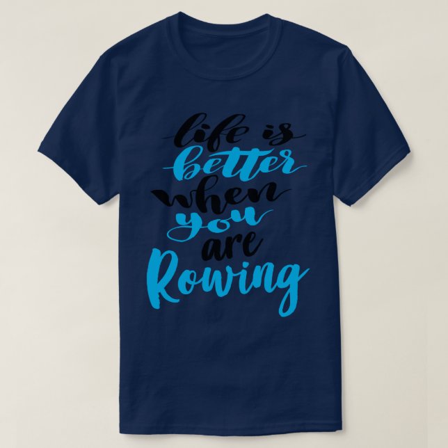 T-shirt La Vie Est Meilleure Lorsque Vous Traversez 3 (Design devant)