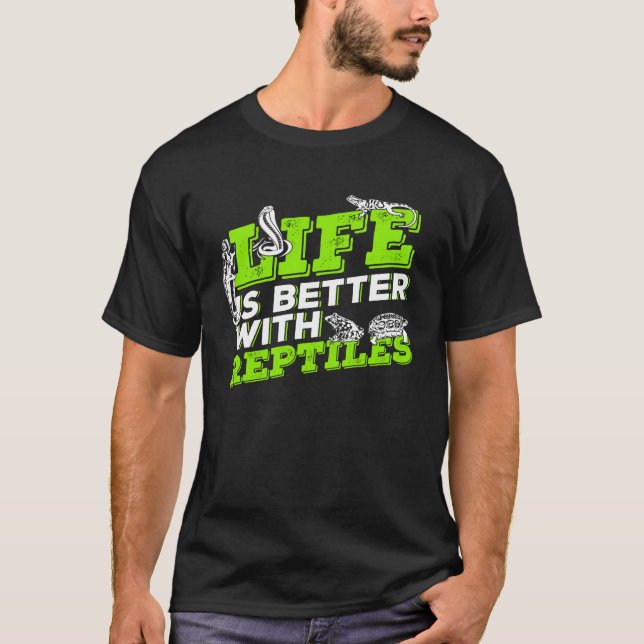 T-shirt La Vie Est Mieux Avec Le Cadeau Des Gardiens D'Ani (Devant)