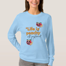 T-SHIRT LA VIE EST PÊCHE AVEC TOI AUTOUR DE TOI