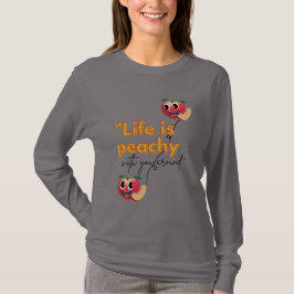 T-SHIRT LA VIE EST PÊCHE AVEC TOI AUTOUR DE TOI