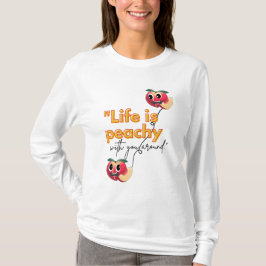 T-SHIRT LA VIE EST PÊCHE AVEC TOI AUTOUR DE TOI
