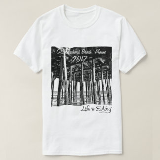 T-shirt La vie est salée à la plage et nous l'aimons !