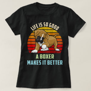 T-shirt La Vie Est Si Belle Qu'Une Boxe La Rend Meilleure 