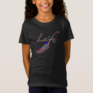 T-Shirt La vie est un Dessous de verre roulant