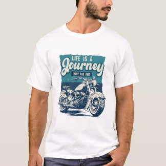 T-shirt La vie est un voyage profiter de la promenade