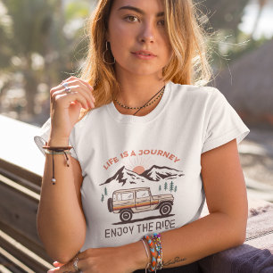 T-shirt La Vie Est Un Voyage Profitez De La Promenade