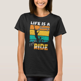 T-shirt La Vie Est Un Voyage Profitez De La Promenade Desc