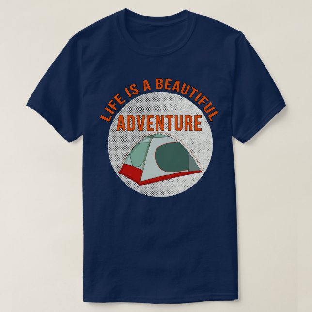 T-shirt La vie est une belle aventure (Design devant)