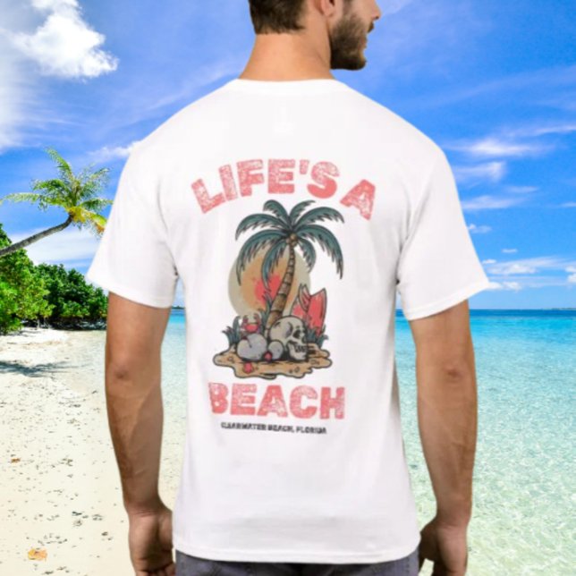T-shirt La vie est une plage par Salty AF (Créateur téléchargé)