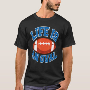 T-shirt La vie est une saison ovale 2022 Football Imaginai