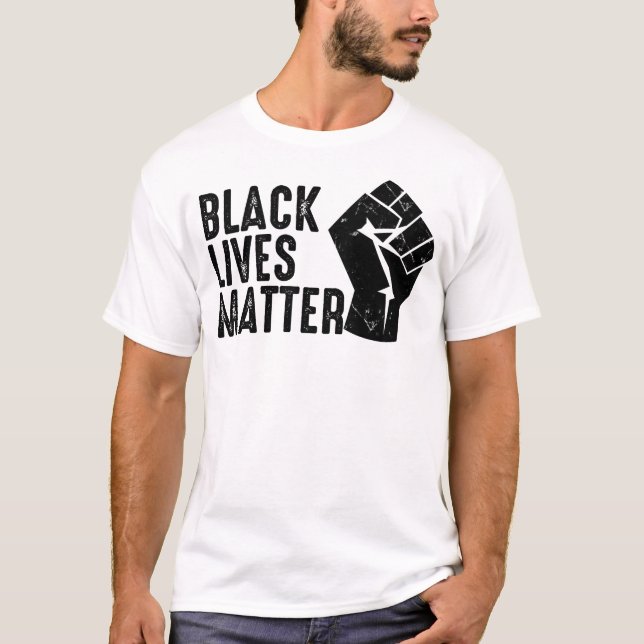 T-shirt la vie noire (Devant)
