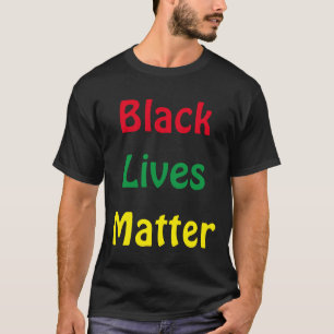 T-shirt La vie noire est anti-raciste