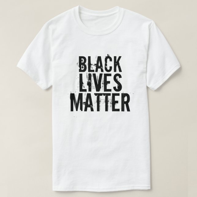 T-SHIRT LA VIE NOIRE EST IMPORTANTE (Design devant)