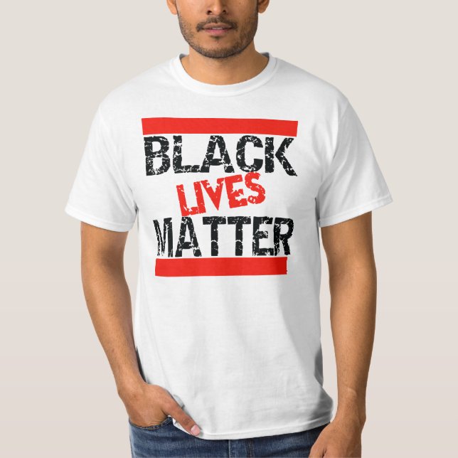 T-shirt La vie noire importe (Devant)