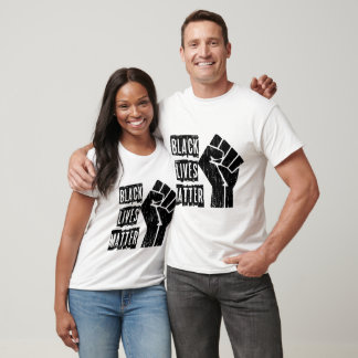 T-shirt La vie noire importe
