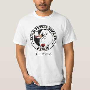 T-shirt La Vie Personnalisée Australienne Est Meilleure A