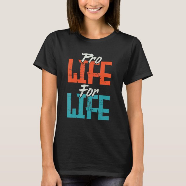 T-shirt La Vie Provie Commence La Mort Républicaine (Devant)