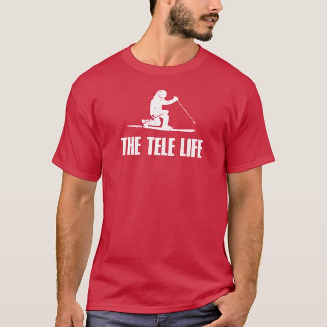 T-shirt La vie skiable du Telemark (Devant)