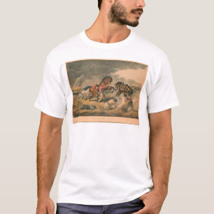 T-shirt La vie sur la prairie : La défense du trappeur