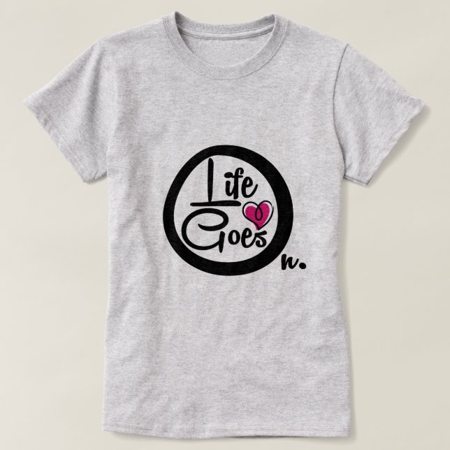 T-shirt La Vie Sur Nice Texte Inspirationnel (Design devant)