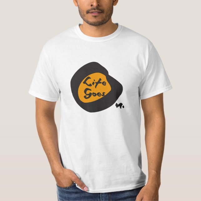 T-shirt La Vie Sur Nice Texte Inspirationnel (Devant)