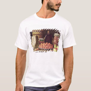 T-shirt La vie toujours avec le fruit et le fromage