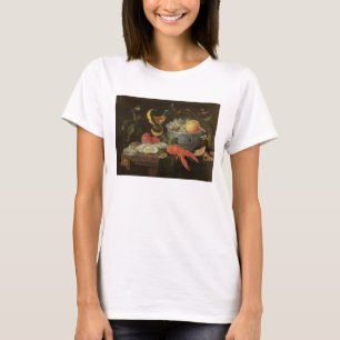 T-shirt La vie toujours avec le fruit et les mollusques et