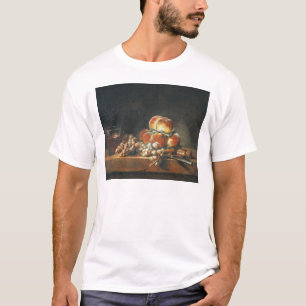 T-shirt La vie toujours des pêches, écrous, raisins